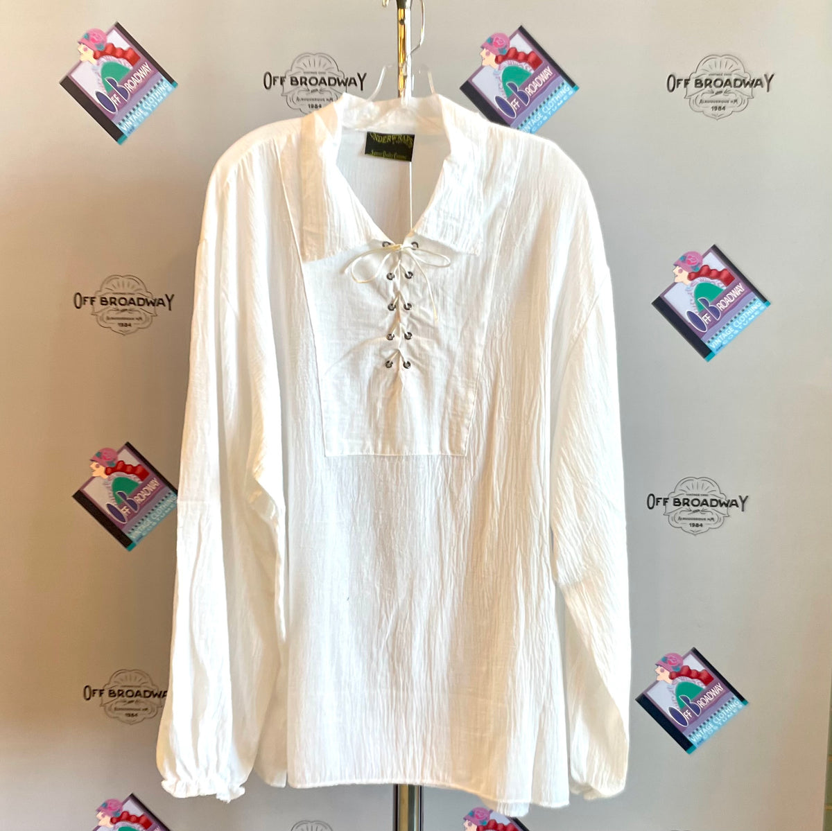 White Pirate Shirt – Off Broadway Vintage & Costumes