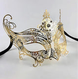 VENETIAN MASK LASER CUT METAL – CATWOMAN GOLD