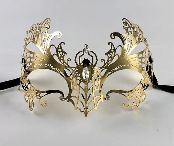 Venetian Mask Laser Cut Metal – Spider