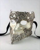 Bauta Macrame - Silver and White