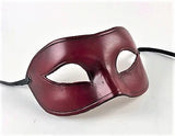 Colombine Leather Eye Mask Embossed Outline