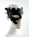 Leather Venetian Gothic Phantom of the Opera Embossed Mask