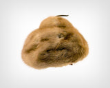 50s Hat / 1950’s Brown Mink “Acorn” Beret