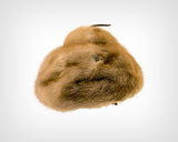 50s Hat / 1950s Brown Mink “Acorn Beret