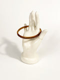 1930s Rhinestone Celluloid Bracelet / Celluloid Bangle / Rhinestone Spacer