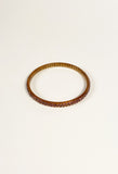 1930s Rhinestone Celluloid Bracelet / Celluloid Bangle / Rhinestone Spacer