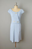 1960s Jane Derby Dress / 60s Dress Set / Designer Dress / Wiggle Dress / Size Small