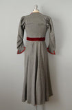 Victorian Suit / Late 1800s Winter Suit / Victorian Skirt and Jacket / Antique Outfit / Size Small