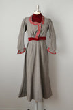 Victorian Suit / Late 1800s Winter Suit / Victorian Skirt and Jacket / Antique Outfit / Size Small
