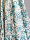 1950's Party Dress / Sheer Floral Print Dress / Dress With Slip / Size Small