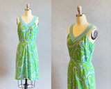 1960s Mod Dress / 60s Day Dress / 1960s GoGo Dress / 60s Mini Dress / Size Extra Small / Size Small