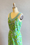 1960s Mod Dress / 60s Day Dress / 1960s GoGo Dress / 60s Mini Dress / Size Extra Small / Size Small