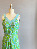 1960s Mod Dress / 60s Day Dress / 1960s GoGo Dress / 60s Mini Dress / Size Extra Small / Size Small