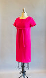 1960s Knit Dress / Jonathan Logan Dress / 1960s Mod Dress / Size Small