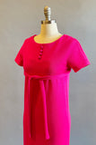 1960s Knit Dress / Jonathan Logan Dress / 1960s Mod Dress / Size Small