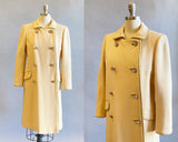 1960's Amen Wardy Coat / 1960s Designer Coat / Vintage Dress Coat / Evening Coat / 60's Coat / Size Small Size Medium