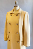 1960's Amen Wardy Coat / 1960s Designer Coat / Vintage Dress Coat / Evening Coat / 60's Coat / Size Small Size Medium