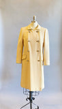 1960's Amen Wardy Coat / 1960s Designer Coat / Vintage Dress Coat / Evening Coat / 60's Coat / Size Small Size Medium