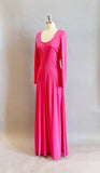 Lilli Diamond Dress / 1970s Maxi Dress / 1970s Hostess Gown / Size Large