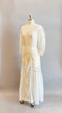 White Edwardian Lawn Dress / Edwardian Lace Dress / White Edwardian Day Dress / Casual Wedding Dress / Size Medium