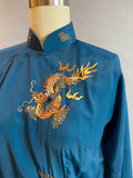 1960s Cheongsam Dress / Vintage Cheongsam/ Vietnamese Dress / Size Small
