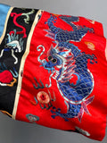 Antique Bai Hua / Hand-Embrioidered Chinese Silk Robe / Chinese Embroidered Jacket / Size Small Medium