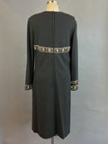 1960s Mr. Blackwell Dress / 1960s Beaded Cocktail Dress / Mr. Blackwell Custom Dress/ Size Large