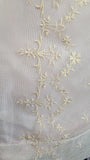 Edwardian Dress / 1910s Dress / Pink Edwardian Lawn Dress w/ Embroidered White Netting / Edwardian Wedding Dress / Antique Dress /Size Small