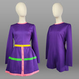 1960s Romper Set / Purple Romper and Mini Skirt / 1960s Mod Dress / 1960s Mini Skirt / Vintage Romper / Size Small