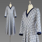 1970s Maxi Dress / Lillie Rubin Dress / Plaid Dress / Modern Prairie / Size Medium