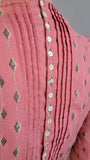 Victorian Blouse / Antique Blouse / Pink Victorian Blouse / 1800s Blouse / Original Prairie / Size XS