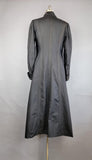 Authentic Edwardian Coat / Edwardian Duster / Black Silk Coat  / Size Medium Large