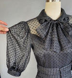 1960s Party Dress / 1960s Cocktail Dress / 1960s Dress / Size Medium