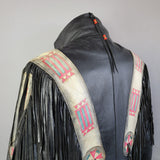 Wilderness Wayne Jacket / Front Street Leather Jacket / Fringed Leather Jacket / Men's Leather Jacket / Men's Fringed Jacket / Size 44 R