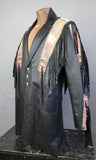 Wilderness Wayne Jacket / Front Street Leather Jacket / Fringed Leather Jacket / Men's Leather Jacket / Men's Fringed Jacket / Size 44 R