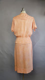 1950s Lilli Ann Suit / Vintage Lilli Ann / Suit with Peplum / Lilli Ann Dress Set / Size Medium