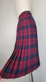 Women's Kilt / Tartan Skirt / Scottish Kilt / Made in Scotland / Plaid Wool Skirt / Size - Medium - Large