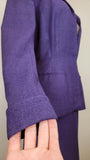 1940s Women's Suit / Purple Suit / 1940s Suit by Milgrim / Vintage Office Wear / Women's Suit / Size Small