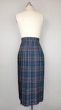 Women's Kilt / Tartan Skirt / Irish Kilt / Made in Ireland / Plaid Wool Skirt / Cockburn Tartan / Size - Extra Large