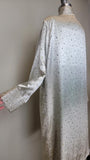Vintage Chinese Coat / Chinese Jacket / Chinese Brocade Coat / Vintage Loungewear / Trapunto Stitch / Size Medium Large