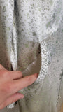 Vintage Chinese Coat / Chinese Jacket / Chinese Brocade Coat / Vintage Loungewear / Trapunto Stitch / Size Medium Large