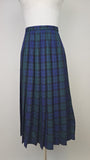Vintage Pendleton Skirt / Tartan Skirt / Plaid Skirt / Pendelton / Size Medium - Large