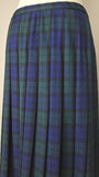 Vintage Pendleton Skirt / Tartan Skirt / Plaid Skirt / Pendelton / Size Medium - Large
