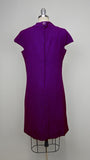 1960s Dress / Mod Dress / Morton Myles Dress / Purple 60s Dress / 1960s Sheath Dress / Size Large