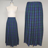 Vintage Pendleton Skirt / Tartan Skirt / Plaid Skirt / Pendelton / Size Medium - Large