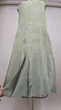 Authentic 1920s Dress / Green 1920s Dress / Antique Dress / Green Flapper Dress / Silk Dress / Size Medium