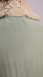 Authentic 1920s Dress / Green 1920s Dress / Antique Dress / Green Flapper Dress / Silk Dress / Size Medium