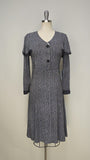 1930s Dress / Dust Bowl Dress / Antique Dress / 1930s Day Dress / 1920s Day Dress / Size Small Extra Small