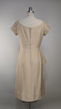 1950s Bombshell Dress / 1950s Cocktail Dress / Wiggle Dress / 1950s Party Dress / Size Medium