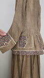 Women's 1900s Suit / Edwardian Walking Suit / Women's Edwardian Suit / Women's Early 1900s Clothing / Linen Suit / Size Small